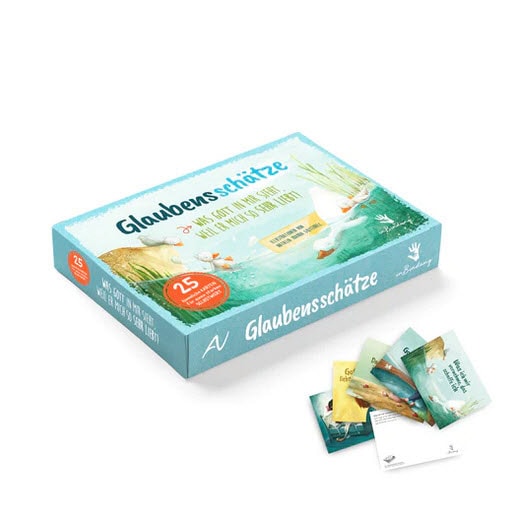 Glaubensschätze (25 Ermutigungskarten für Kinder)