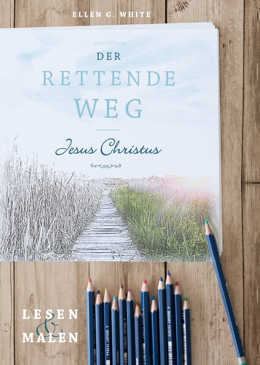 Der rettende Weg – Jesus Christus (Malbuch, 4er Pack)